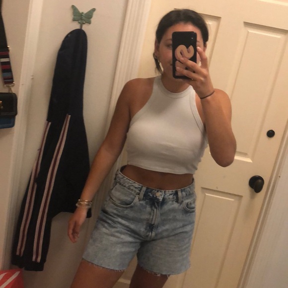 TopShop Racerback crop top - Picture 2 of 3